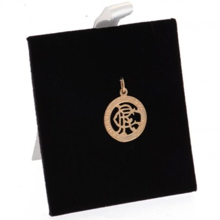 (image for) Rangers FC 9ct Gold Pendant Round Crest