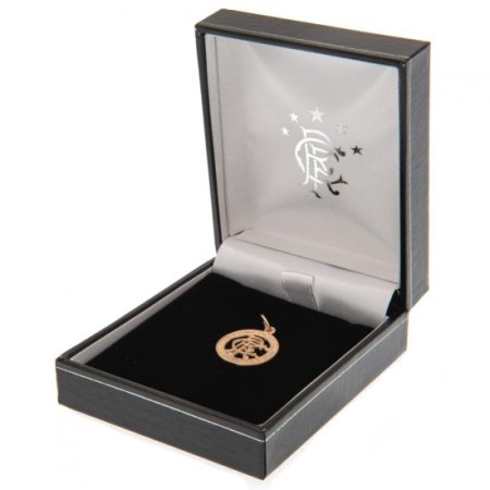 (image for) Rangers FC 9ct Gold Pendant Round Crest