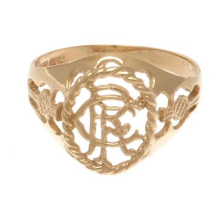 (image for) Rangers FC 9ct Gold Crest Ring X-Small