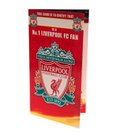 (image for) Liverpool FC No. 1 Fan Birthday Card