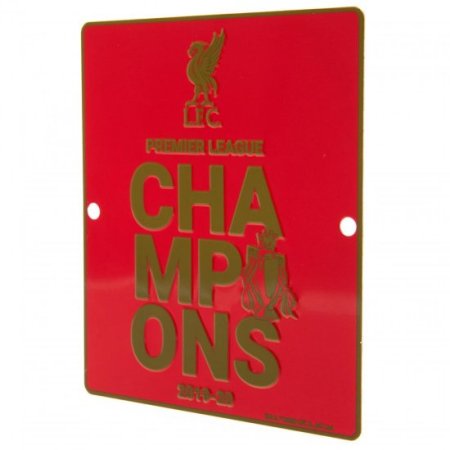 (image for) Liverpool FC Premier League Champions Window Sign