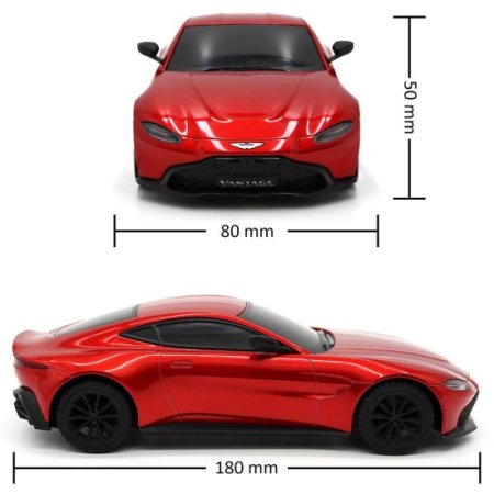 (image for) Aston Martin Vantage Radio Controlled Car 1:24 Scale Red