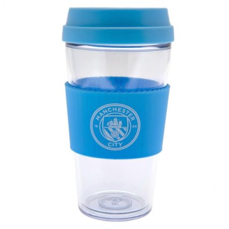 (image for) Manchester City FC Clear Grip Travel Mug
