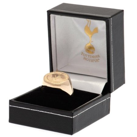 (image for) Tottenham Hotspur FC 9ct Gold Crest Ring Medium