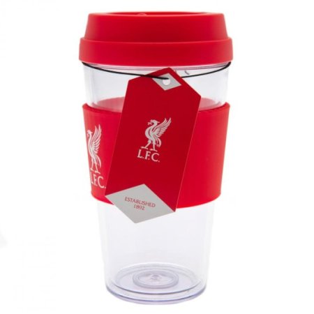 (image for) Liverpool FC Liverbird Silicone Grip Travel Mug