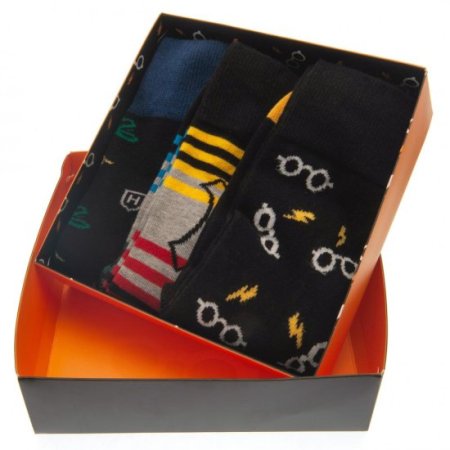 (image for) Harry Potter 3pk Socks Gift Box