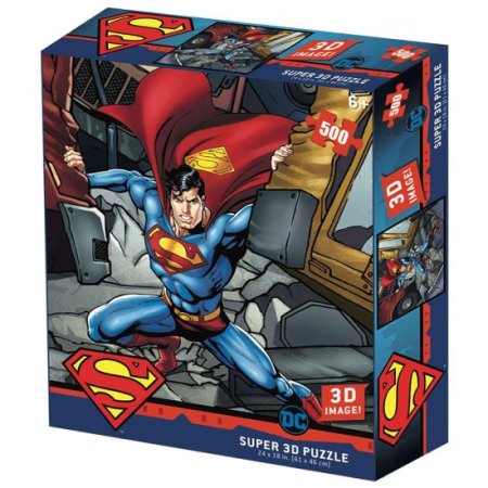 (image for) Superman 3D Image Puzzle 500pc