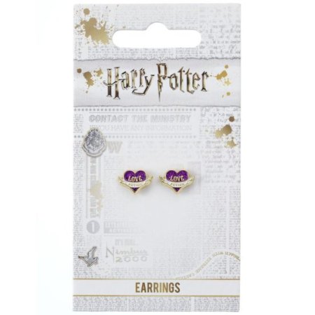 (image for) Harry Potter Gold Plated Earrings Love Potion