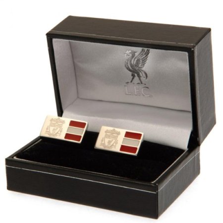 (image for) Liverpool FC Stainless Steel Stripe Cufflinks