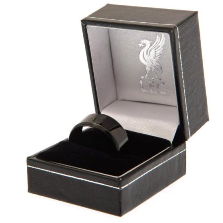 (image for) Liverpool FC Black IP Ring Small