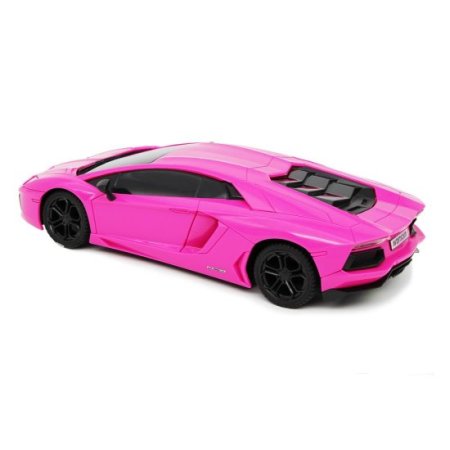 (image for) Lamborghini Aventador Radio Controlled Car 1:24 Scale Pink