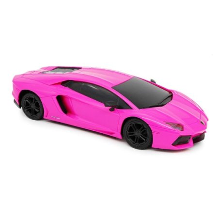 (image for) Lamborghini Aventador Radio Controlled Car 1:24 Scale Pink