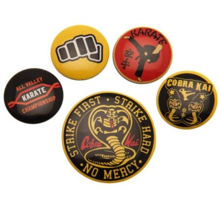 (image for) Cobra Kai Button Badge Set