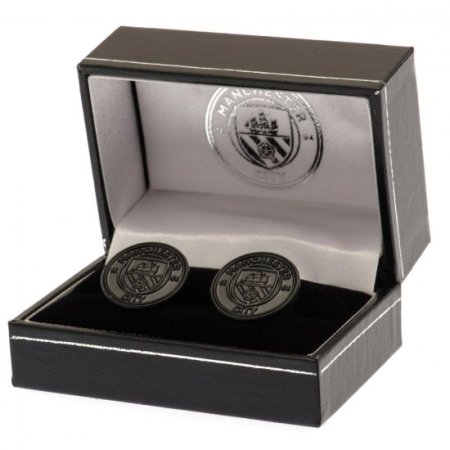 (image for) Manchester City FC Black IP Cufflinks