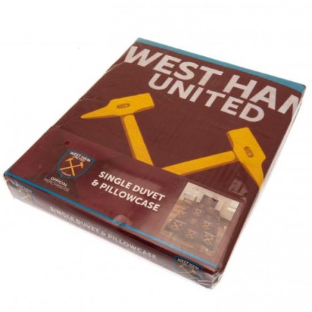 (image for) West Ham United FC Multi Crest Single Duvet Set