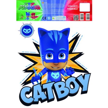 (image for) PJ Masks Wall Sticker A3 Catboy