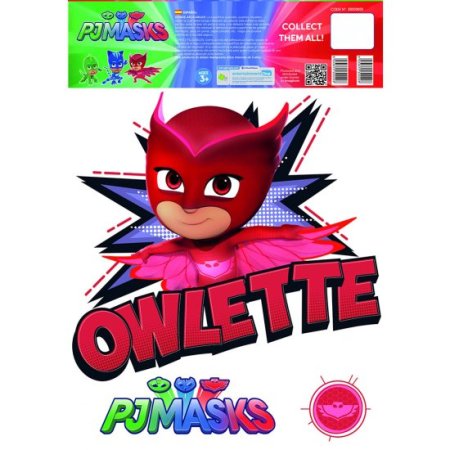 (image for) PJ Masks Wall Sticker A3 Owlette