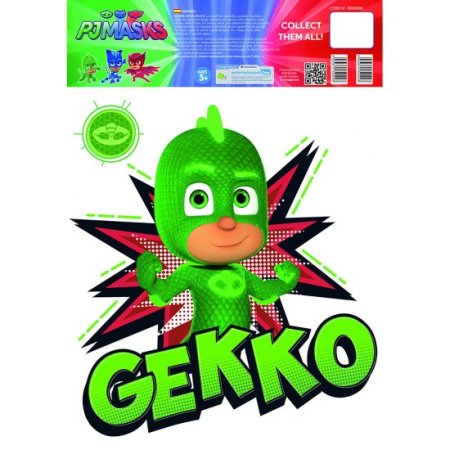 (image for) PJ Masks Wall Sticker A3 Gekko