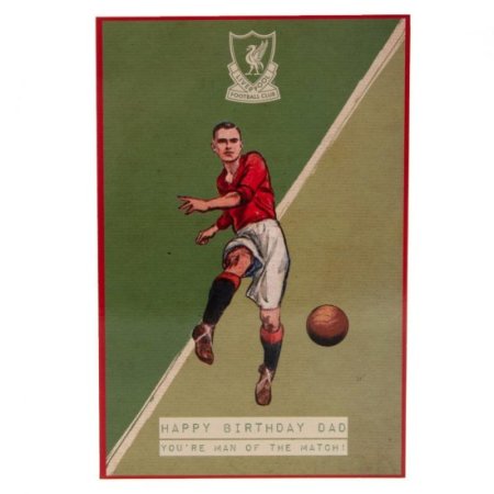 (image for) Liverpool FC Retro Dad Birthday Card