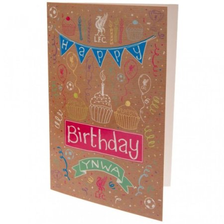 (image for) Liverpool FC Girl Birthday Card