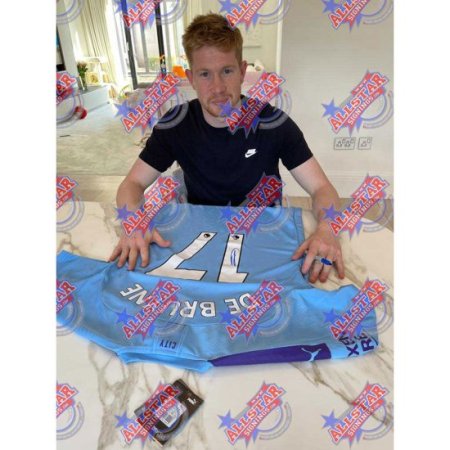 (image for) Manchester City FC De Bruyne Signed Shirt