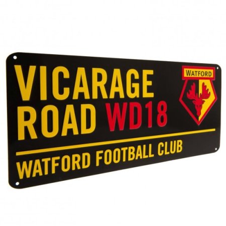 (image for) Watford FC Colour Street Sign