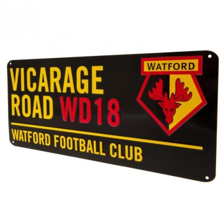 (image for) Watford FC Colour Street Sign