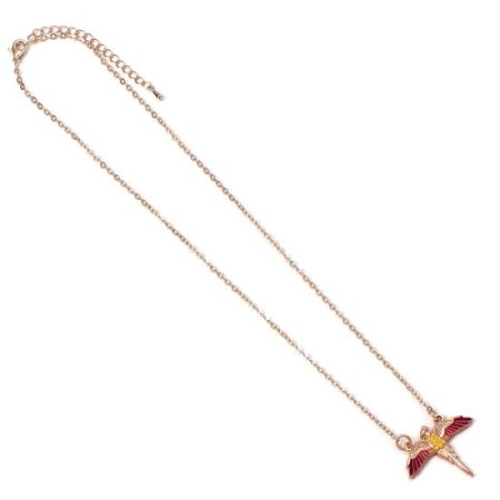 (image for) Harry Potter Rose Gold Plated Necklace Fawkes