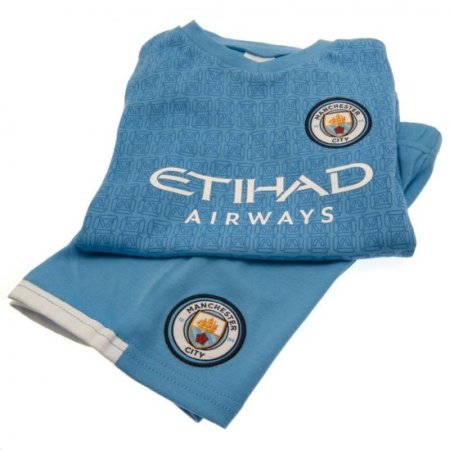 (image for) Manchester City FC Shirt & Short Set 9-12 Mths SQ