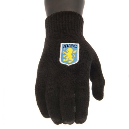 (image for) Aston Villa FC Knitted Gloves Junior