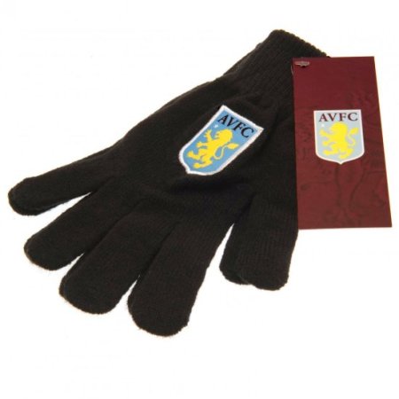 (image for) Aston Villa FC Knitted Gloves Junior