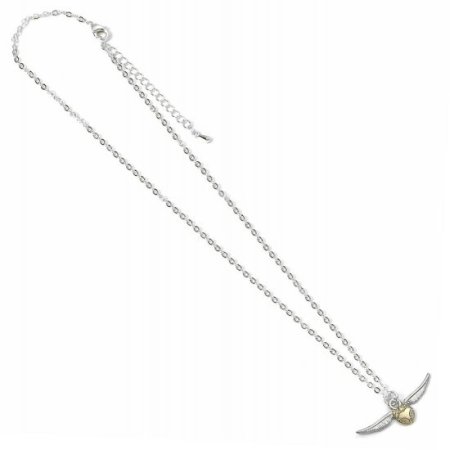 (image for) Harry Potter Silver Plated Necklace Golden Snitch