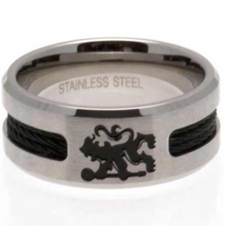 (image for) Chelsea FC Black Inlay Ring Large