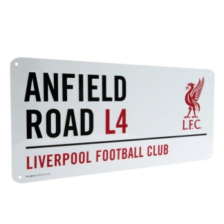 (image for) Liverpool FC White Street Sign