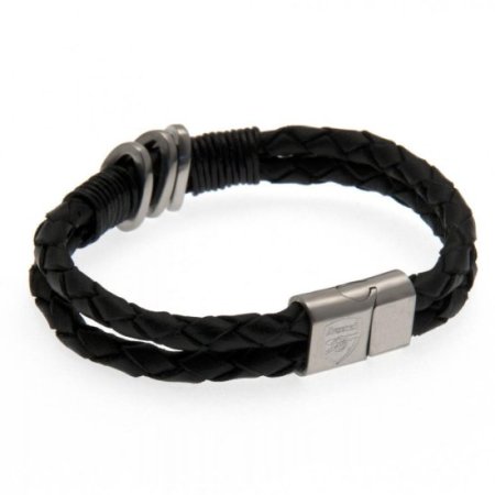 (image for) Arsenal FC Leather Bracelet