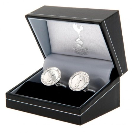 (image for) Tottenham Hotspur FC Sterling Silver Crest Cufflinks