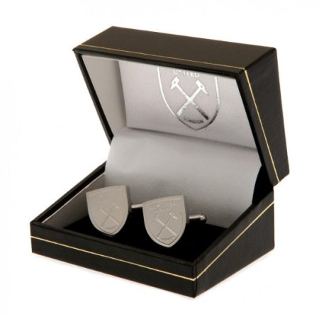 (image for) West Ham United FC Stainless Steel Formed Cufflinks