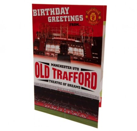 (image for) Manchester United FC Pop-Up Birthday Card