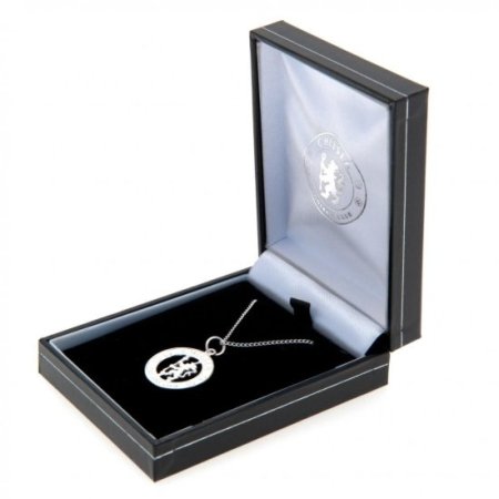 (image for) Chelsea FC Sterling Silver Pendant & Chain CR