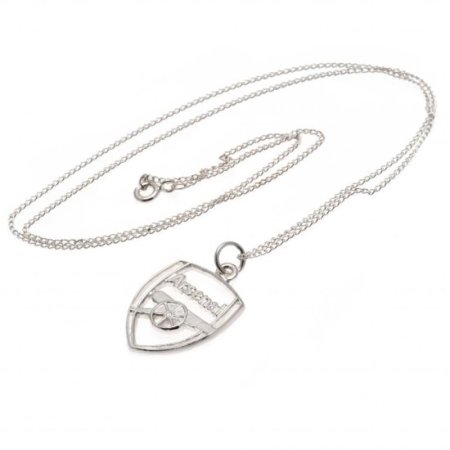 (image for) Arsenal FC Sterling Silver Pendant & Chain CR