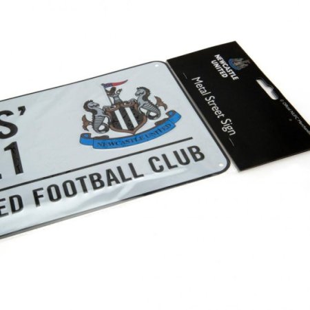 (image for) Newcastle United FC White Street Sign