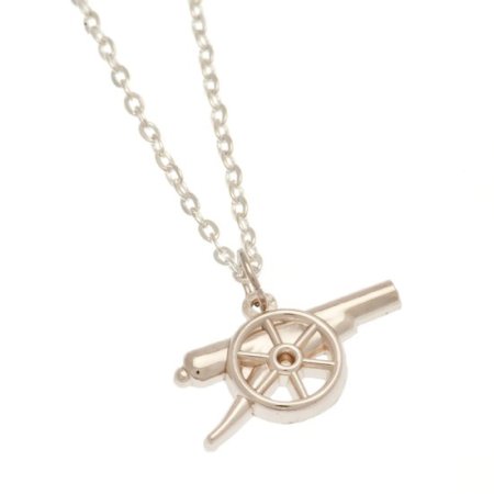 (image for) Arsenal FC Silver Plated Pendant & Chain GN