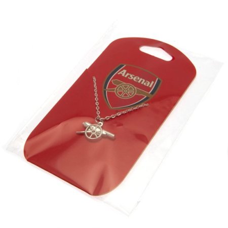 (image for) Arsenal FC Silver Plated Pendant & Chain GN