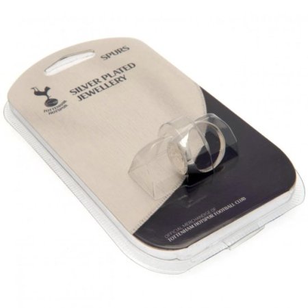 (image for) Tottenham Hotspur FC Silver Plated Crest Ring Large