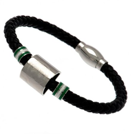 (image for) Celtic FC Colour Ring Leather Bracelet