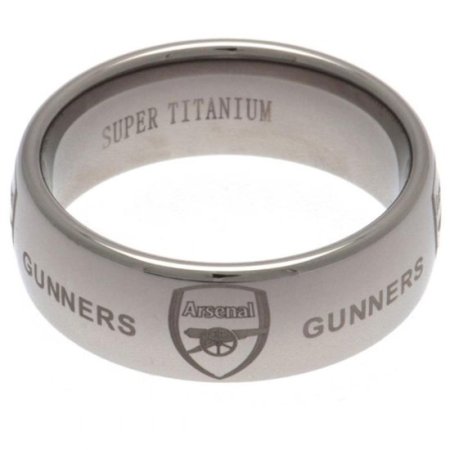 (image for) Arsenal FC Super Titanium Ring Small