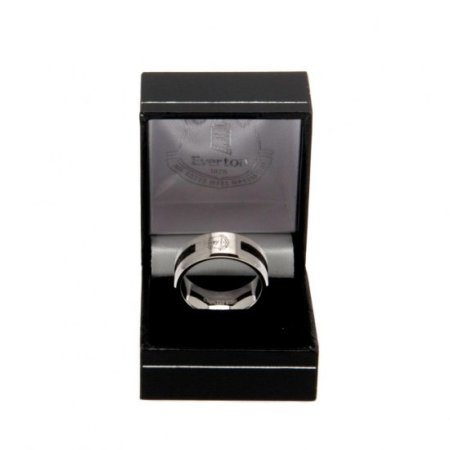 (image for) Everton FC Black Inlay Ring Small