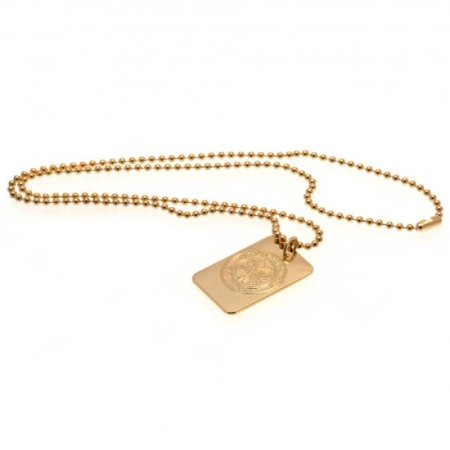 (image for) Celtic FC Gold Plated Dog Tag & Chain