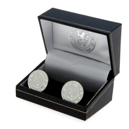 (image for) Chelsea FC Silver Plated Formed Cufflinks