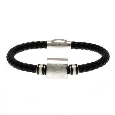 (image for) Newcastle United FC Colour Ring Leather Bracelet